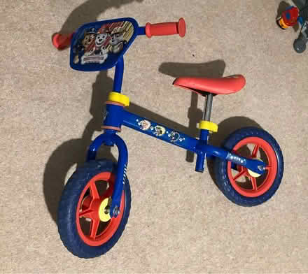 Photo of free Paw Patrol Balance Bike (Royston Heath) #1