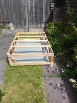 Photo of free Half a solid double bed frame - ideal raised bed (Leintwardine SY7) #1