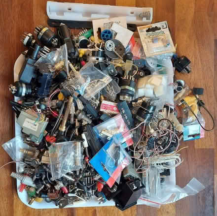 Photo of free Assorted Electronics parts, mostly connectors/switches (Surrey Quays SE16) #1