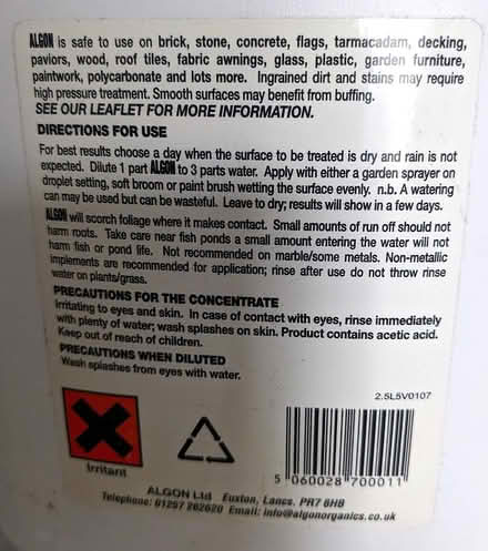 Photo of free Algon Path and Patio Cleaner (Milnthorpe LA7) #3