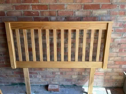 Photo of free Double bed headboard (Highbridge TA9) #1