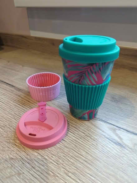 Photo of free Bamboo cup with lid and spares (TA19) #1