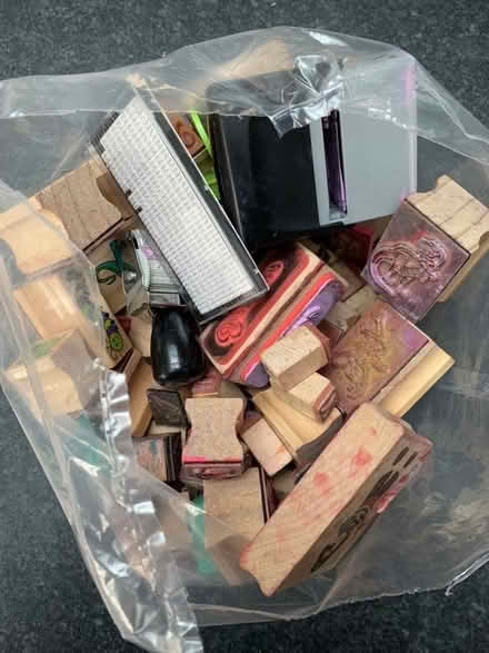 Photo of free Bag of kids printing blocks (Hangleton BN3) #1