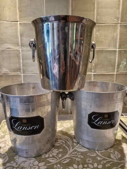 Photo of free 3 x ice buckets for champagne or wine (Owlpen GL11) #1