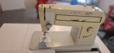 Photo of free Sewing machine and sewing table (Hartington Road BN2) #1