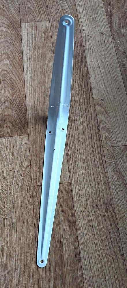 Photo of free Six White Metal Shelf Brackets (Milnthorpe LA7) #2