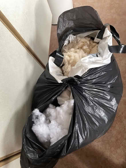 Photo of free bag full of kapok and toy/craft stuffing (IQ Winnersh RG41) #1