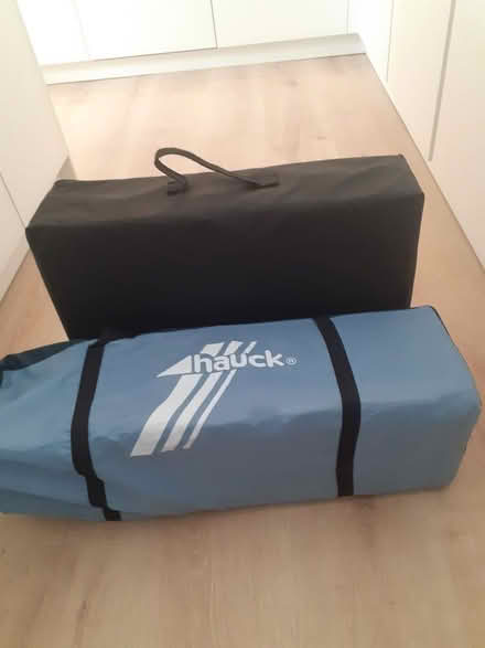 Photo of free Travel cot with mattress. Very sturdy frame. No toppling ove (Polwarth EH14) #1