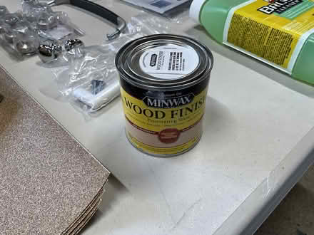 Photo of free cabinet pulls, sandpaper, etc (Sunset Court, Hayward) #2