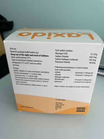 Photo of free Laxido orange powder (London, SE1) #2