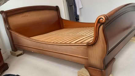 Photo of free Wooden double bed frame (Rayners lane, HA2) #4