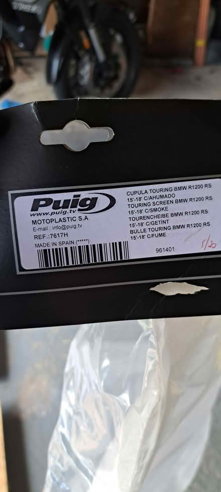 Photo of free Motorcycle Screen BMW RS1200 2014 -18 (Stanton-in-Peak DE4) #1