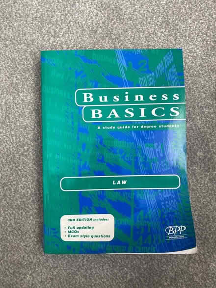 Photo of free Business Basics: Law (Shipley) #1