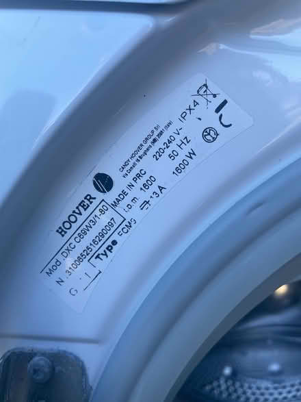 Photo of free Hoover washer for spares or repair (Aylesbury HP19 9) #2
