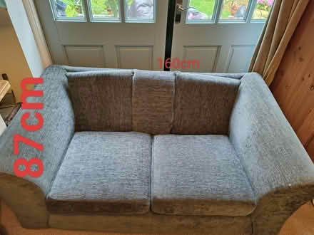 Photo of free Small grey comfortable sofa (Forest Hill) #1