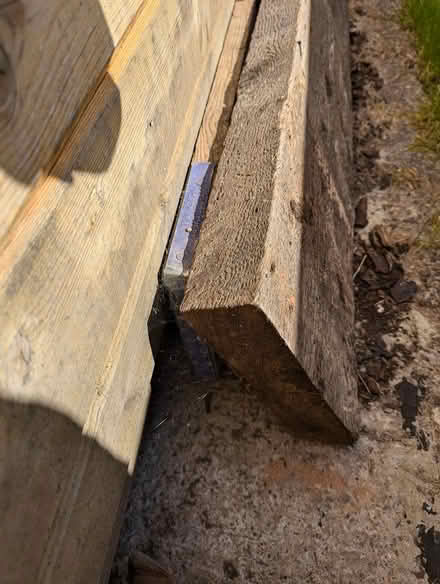 Photo of free 2 x wooden sleepers (M21 Chorlton) #2