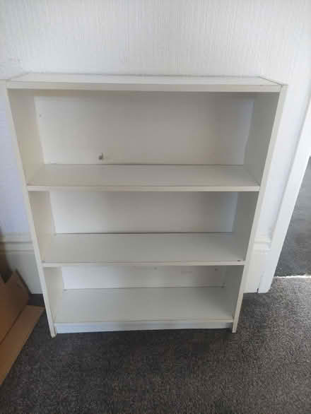 Photo of free Small White Bookcase (Grangetown SR2) #1