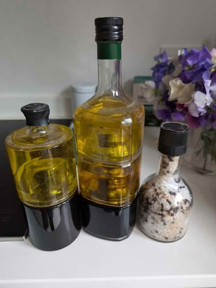 Photo of free Glass bottles with old oils and balsamic vinegar (Headington OX3) #1