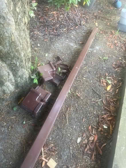 Photo of free Brown square new drain pipe, gutter (PR5 lostock hall) #2