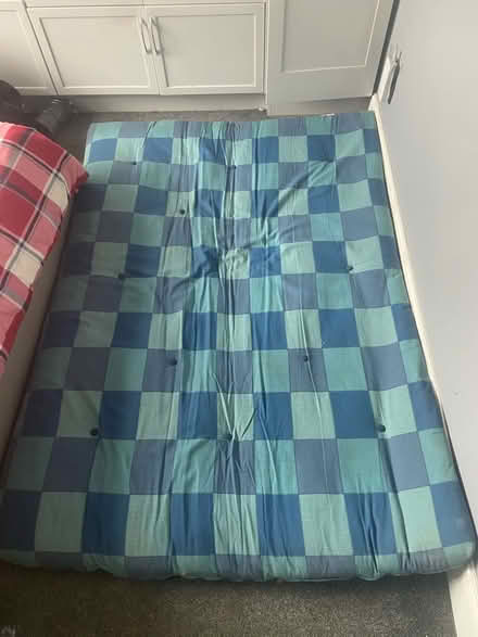 Photo of free Blue futon matress (Fareham PO14) #1