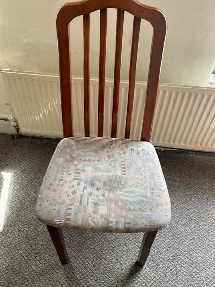 Photo of free 3 dinning table chairs (M16 trafford) #1
