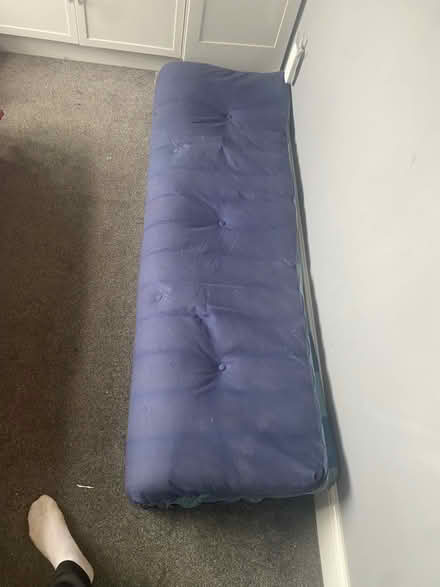 Photo of free Blue futon matress (Fareham PO14) #2