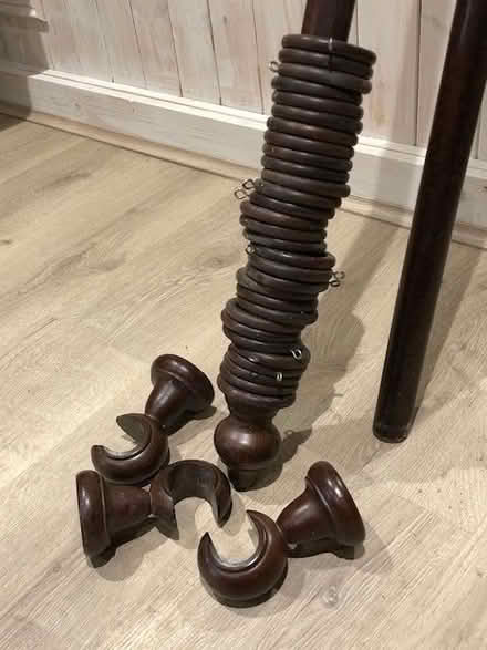 Photo of free Wooden curtain poles (Twickenham TW1) #4