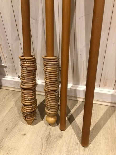 Photo of free Wooden curtain poles (Twickenham TW1) #2