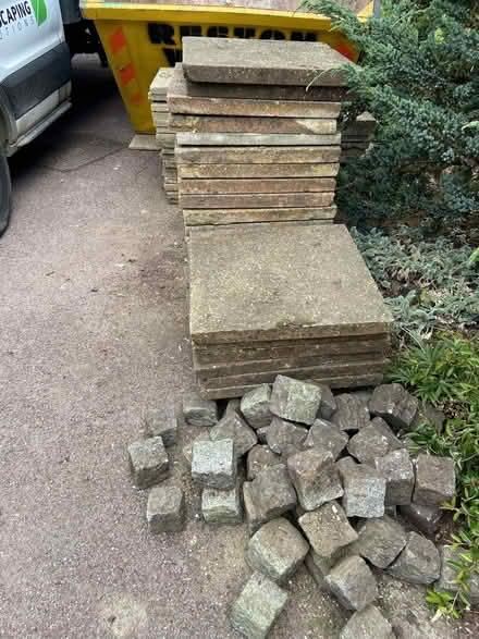 Photo of free Assorted Concrete Paving Slabs (Claygate KT10) #1