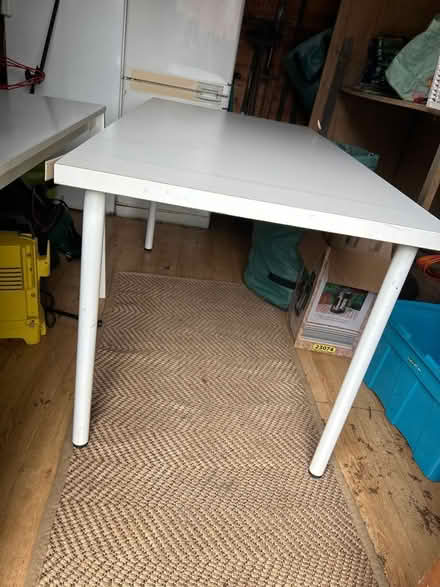 Photo of free Large white table (Bagshot) #2