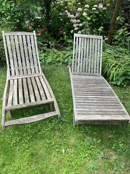 Photo of free Wooden garden recliners (Hove and portslade) #1