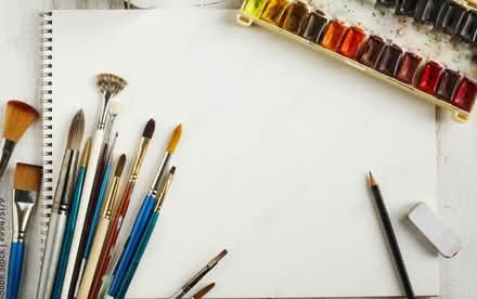 Photo of Watercolour Paper and Brushes (Eaton NR4) #1