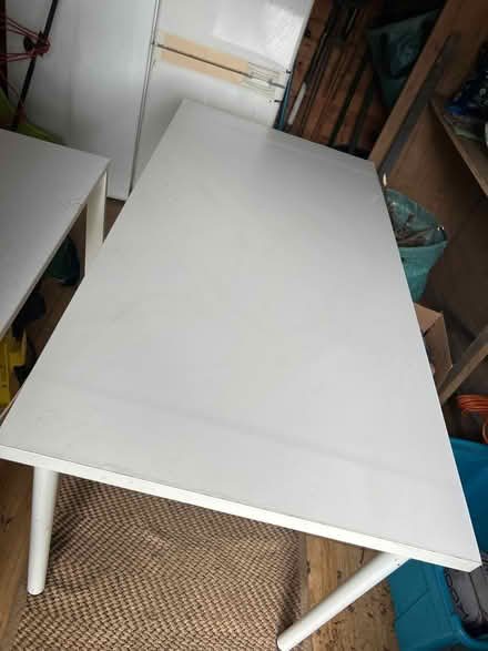 Photo of free Large white table (Bagshot) #3