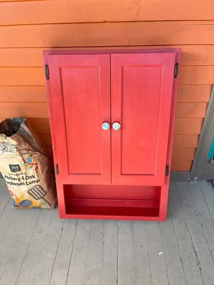 Photo of free Wooden Cabinet (75 Jerome St W.Medford) #2