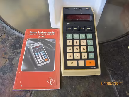 Photo of free Calculator Vintage TI-2550 (Pinellas Park 33781) #2