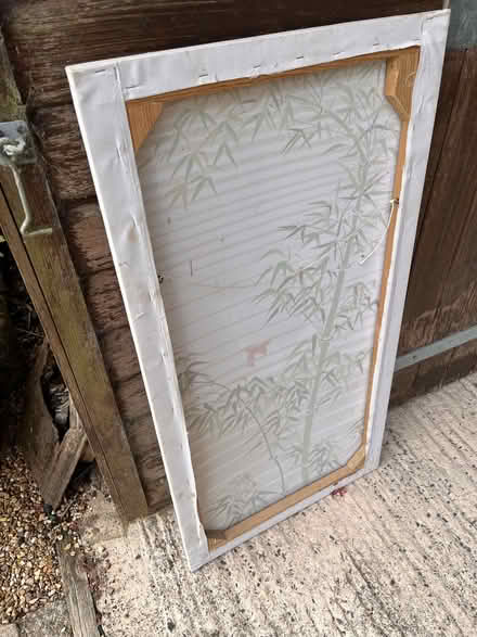 Photo of free A Fabric covered frame 98x52cms. (Hales Bridge RH5) #2