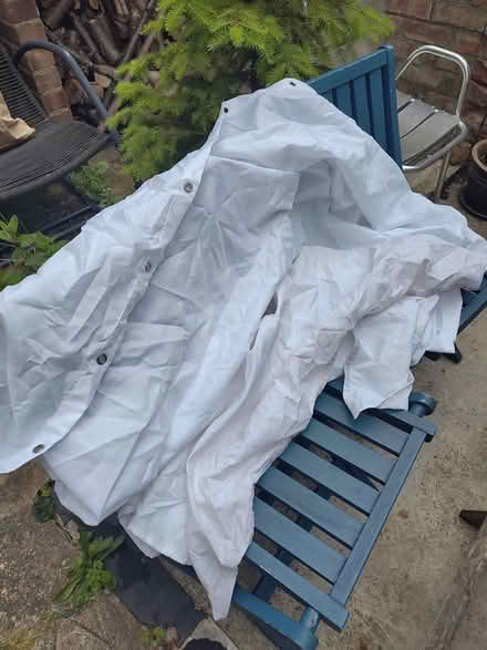 Photo of free White shower curtain (Friern Barnet N12) #3
