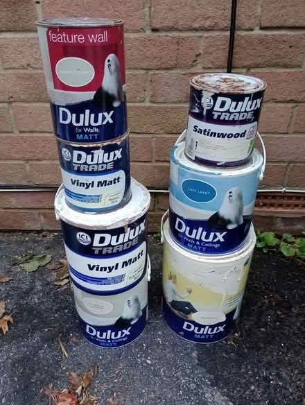 Photo of free Tins of paint ONE LOT (Fareham PO15) #1