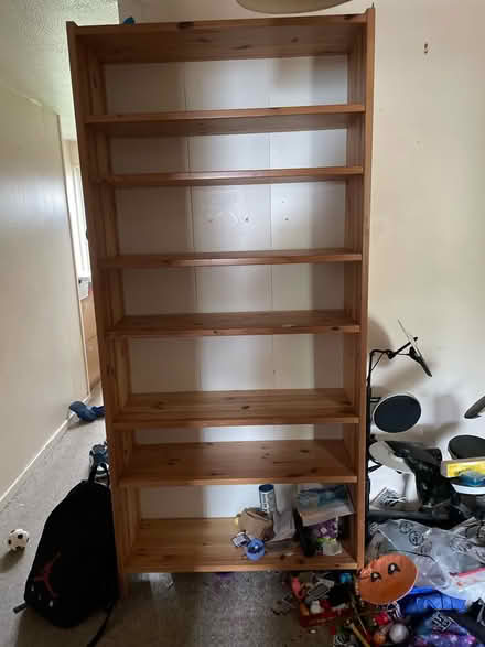 Photo of free Large solid pine bookcase (Guildford GU2) #1