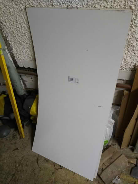 Photo of free Sheet of White Hardboard (Croft SN1) #1