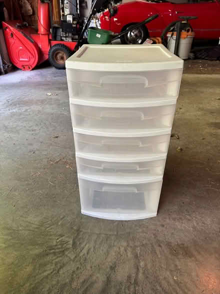 Photo of free Sterlite drawers (Dunstable, MA) #1