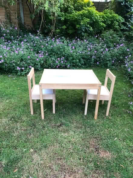 Photo of free Childs table and chairs (Formby L37) #1