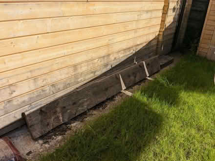 Photo of free 2 x wooden sleepers (M21 Chorlton) #1