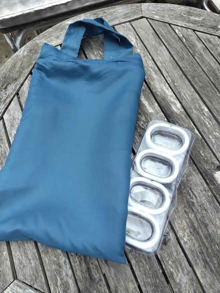 Photo of free White shower curtain (Friern Barnet N12) #2