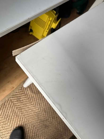 Photo of free Large white table (Bagshot) #4