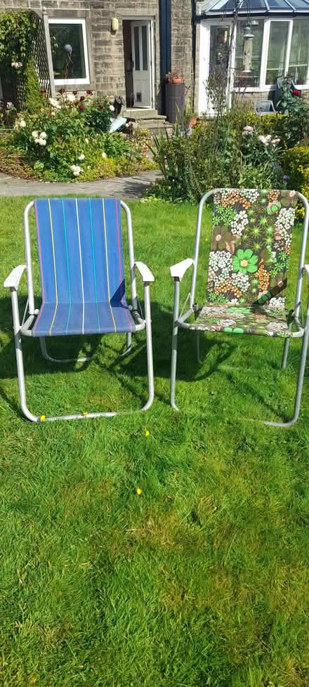 Photo of free 2 outdoor folding chairs (Upper Rotcher HD7) #1