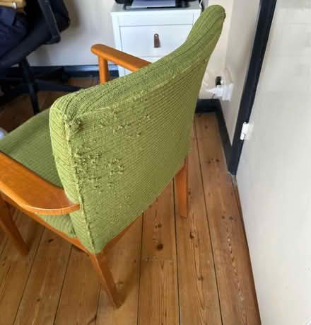 Photo of free Vintage green cord armchair (Hollingbury, BN1) #3