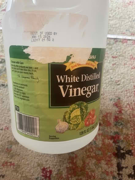 Photo of free 1 gallon of distilled white vinegar (NW DC) #1