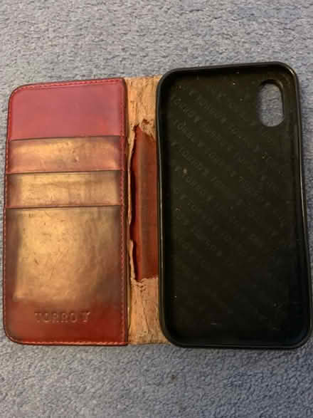 Photo of free Torro red leather iPhone case (High Wycombe, HP13) #2