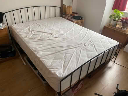 Photo of free King mattress and bed frame (SE14) #1